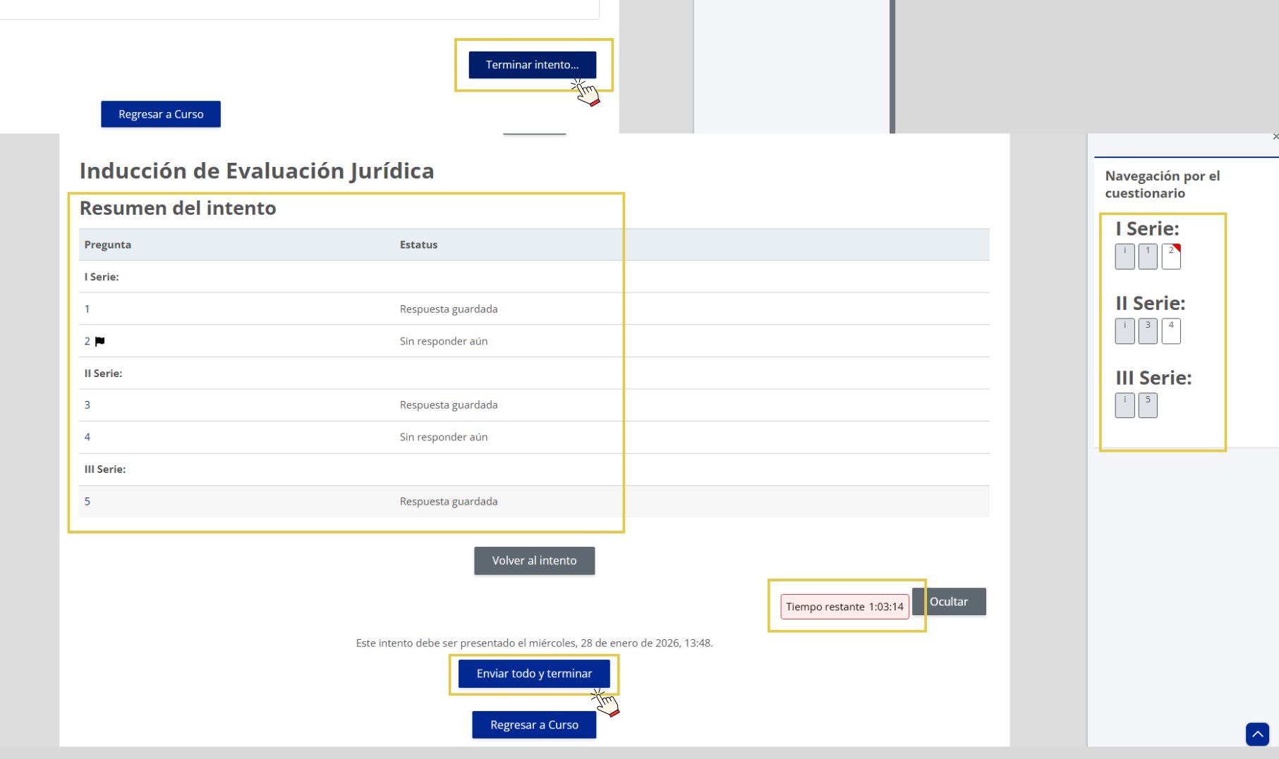 Confirmación de envío